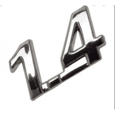 EMBLEMA 1.4 FIAT 2001/...CROMADO